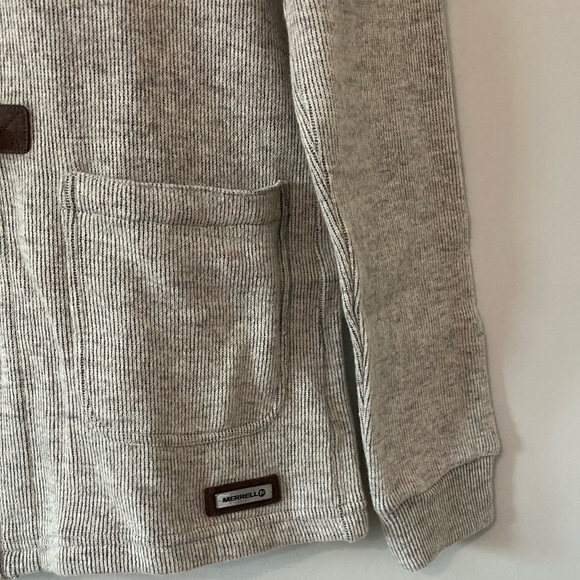 Merrell Hewes Performix Zippered Toggle Wool Hooded Sweater - Picture 5 of 8